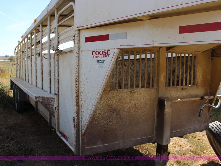 image for item K1200 2005 Coose livestock trailer