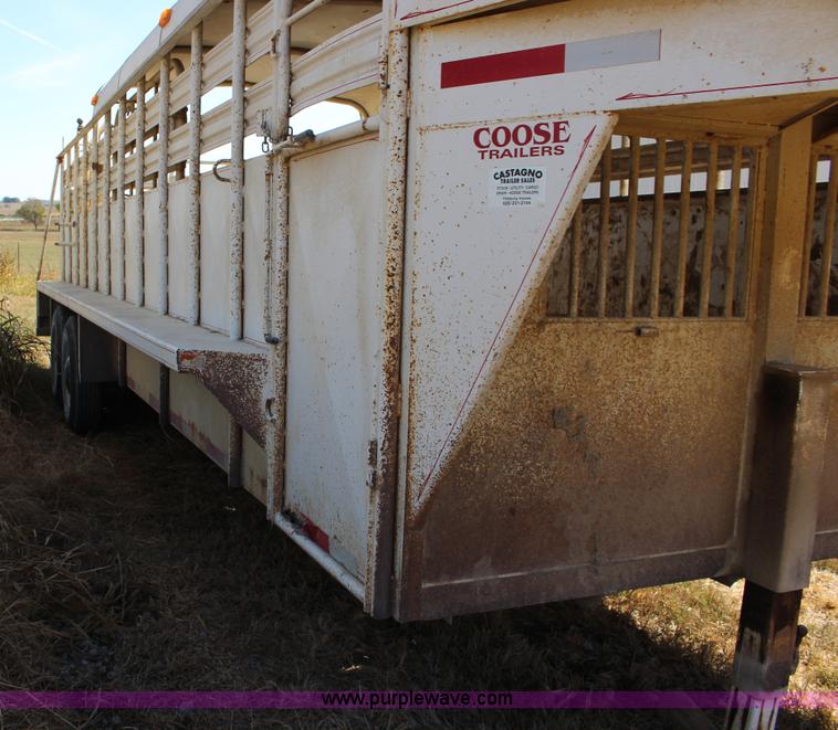 image for item K1200 2005 Coose livestock trailer