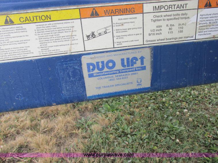 image for item K2209 Duo Lift anhydrous ammonia nurse tanks