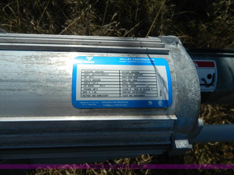 image for item K8214 2015 Valley irrigation tower system