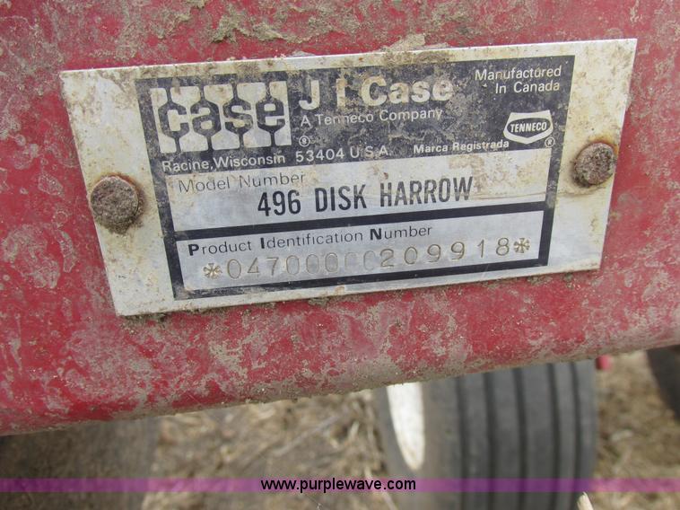 image for item L4108 Case IH 496 disk