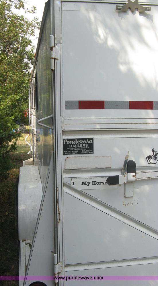 image for item L6344 2004 Ponderosa horse trailer