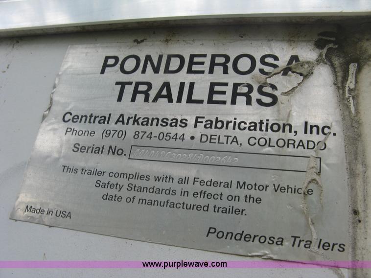 image for item L6344 2004 Ponderosa horse trailer