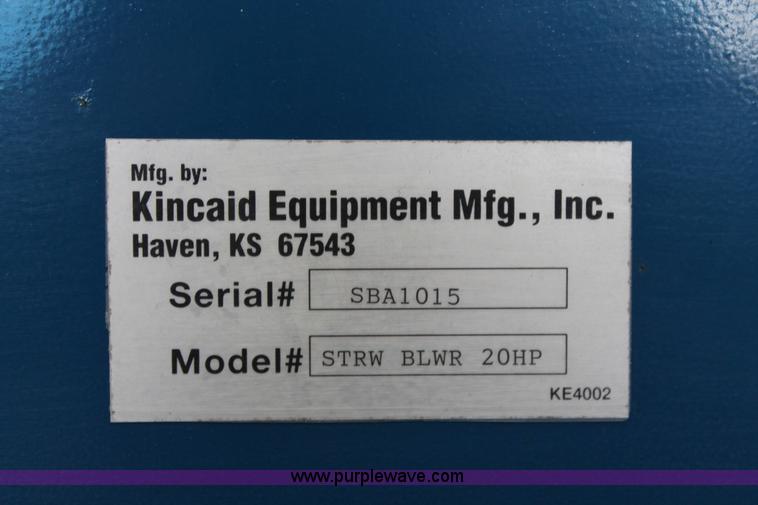 image for item AO9474 Kincaid straw blower