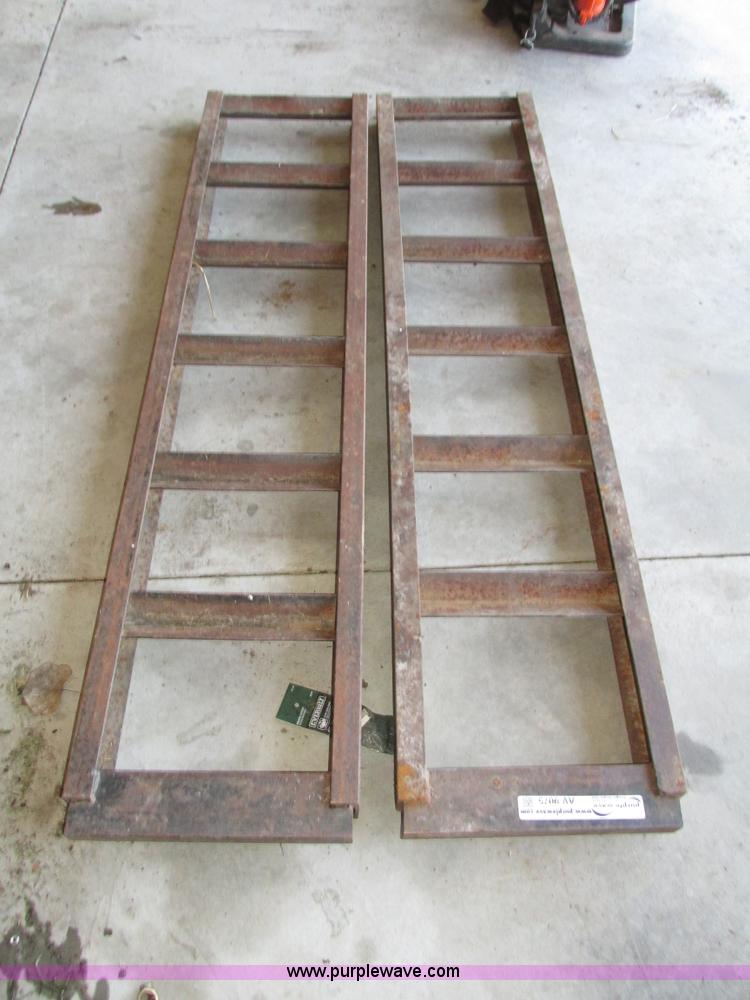 image for item AV9075 (2) 60"L x 13.5"W self-cleaning ramps