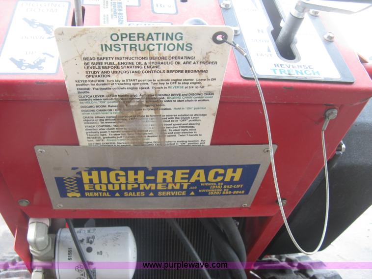 image for item BL9187 Barreto walk-behind trencher