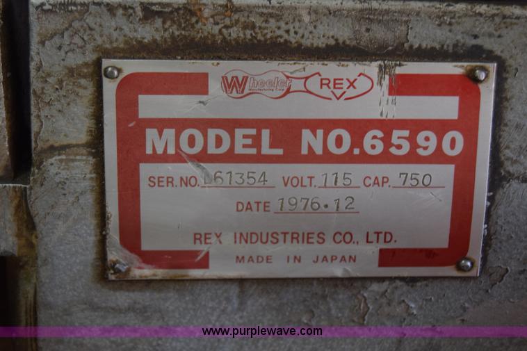 image for item BL9830 Rex 6590 pipe threader