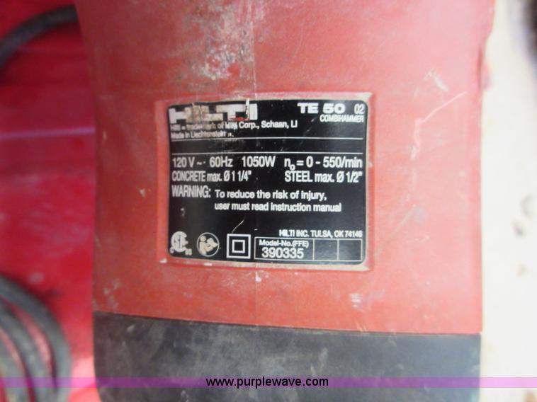 image for item BR9852 Hilti TE50 hammer drill