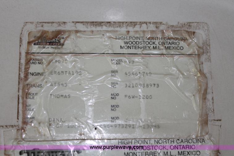 image for item H8089 1997 Thomas Built Saf-T-Liner MVP ER school bus