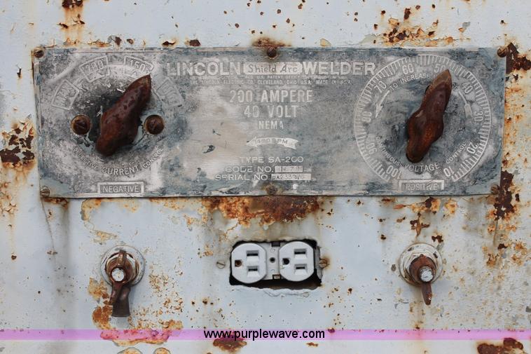 image for item H8093 Lincoln SA-200 Shield Arc welder