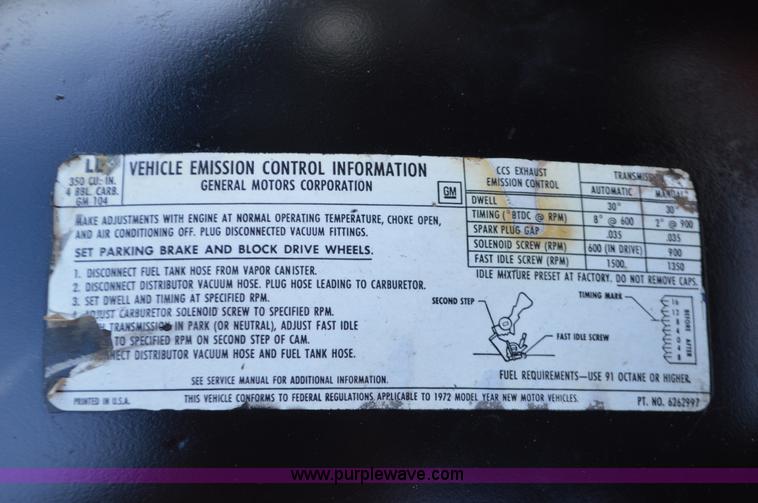 image for item I6402 1972 GMC C10 pickup truck