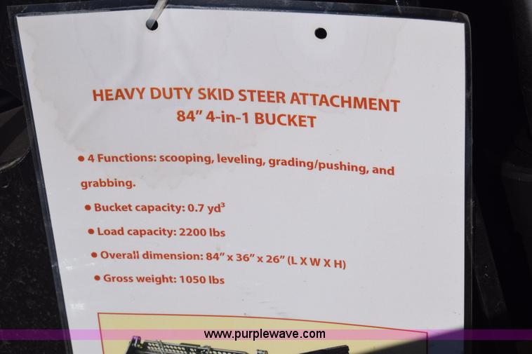 image for item J7081 MK Martin skid steer bucket