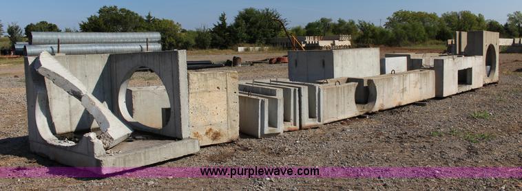 image for item K1205 Assorted concrete inlet boxes