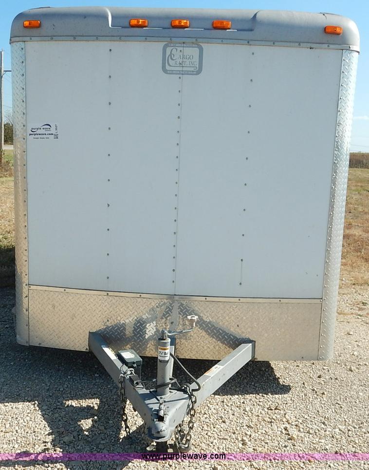 image for item L3527 2011 Cargo Craft enclosed cargo trailer