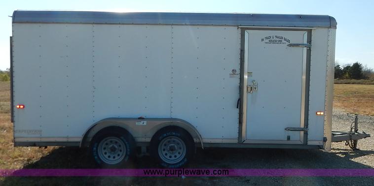 image for item L3527 2011 Cargo Craft enclosed cargo trailer