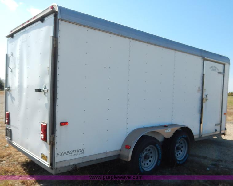 image for item L3527 2011 Cargo Craft enclosed cargo trailer