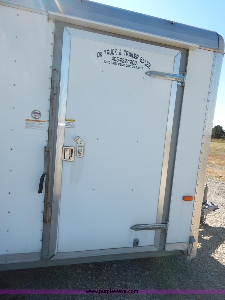 image for item L3527 2011 Cargo Craft enclosed cargo trailer