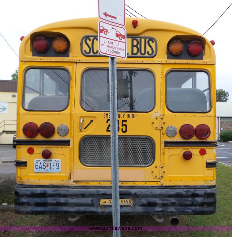 image for item L5081 1998 International 3800 Blue Bird school bus