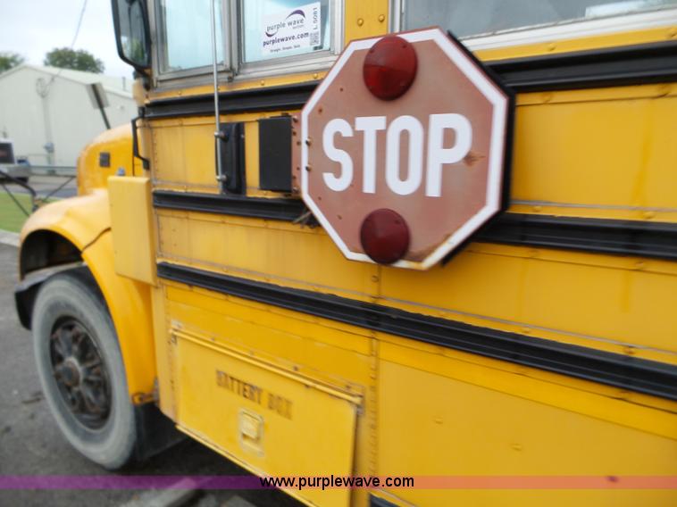 image for item L5081 1998 International 3800 Blue Bird school bus