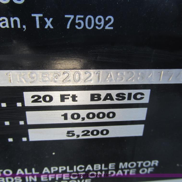 image for item L5302 2010 Kwik Load rollback trailer