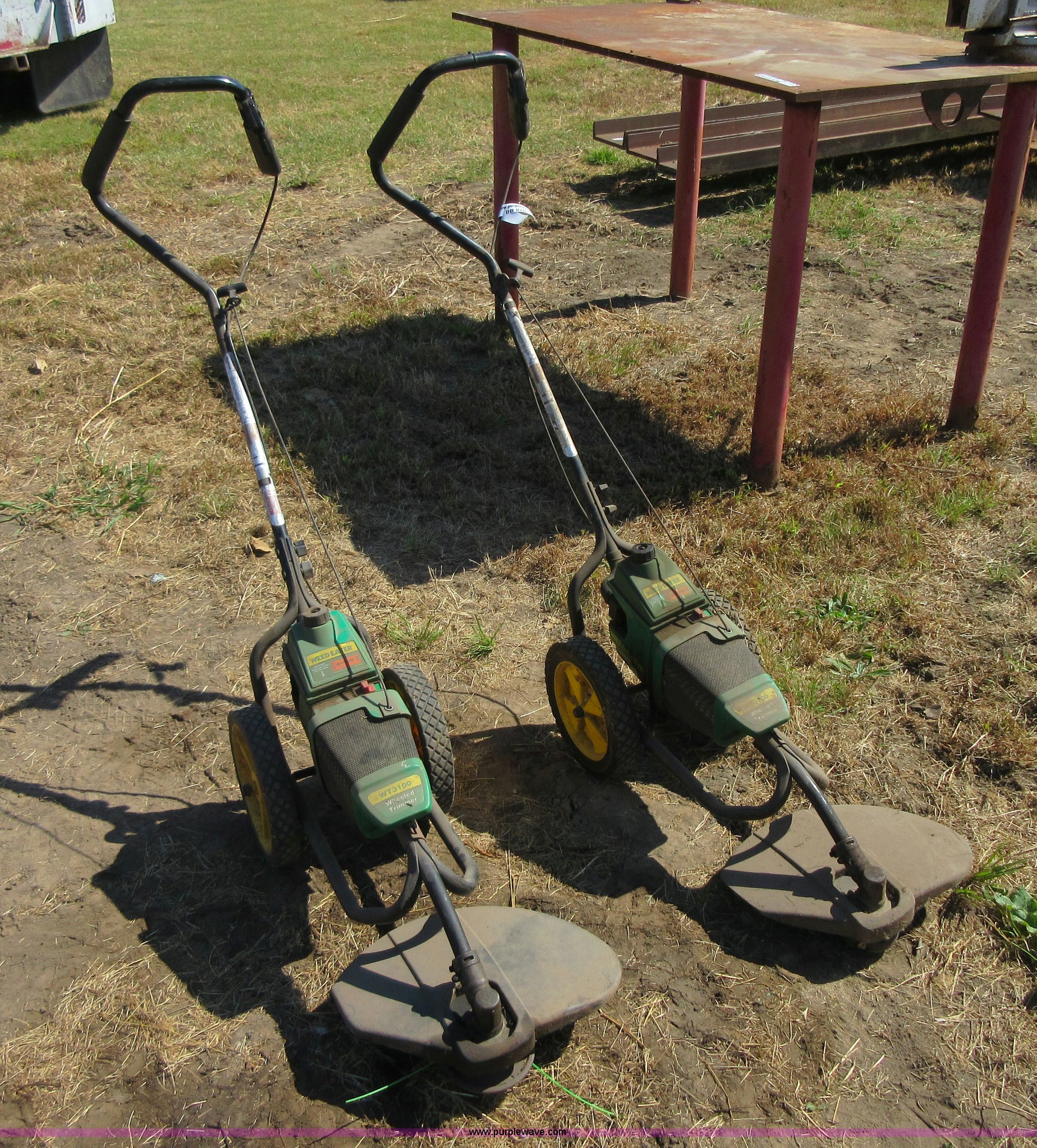 (2) Weedeater WT3100 wheeled trimmers in Caney, KS | Item BB9167 sold ...