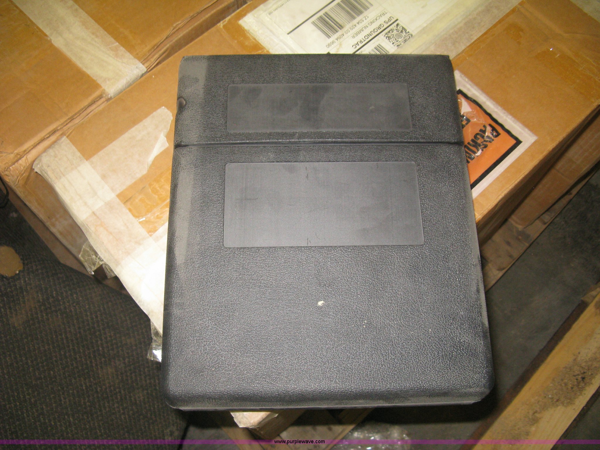 (4) cases of poly equipment manual boxes in Wichita, KS Item BL9209