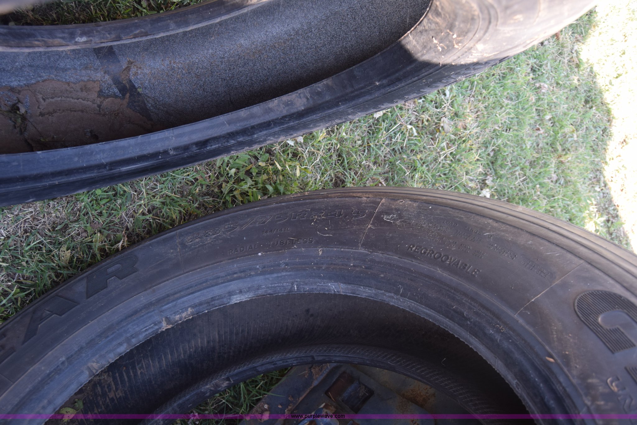 (4) tires in Mount Hope, KS Item BL9755 sold Purple Wave