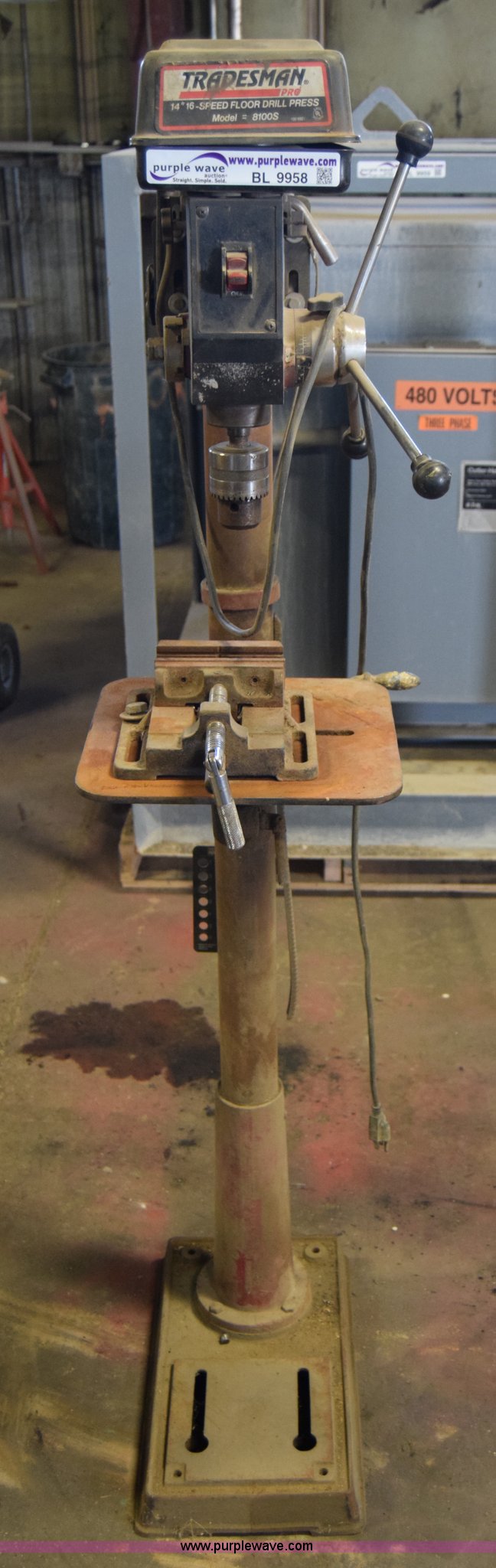 Tradesman 8100S 14" drill press in Hutchinson, KS Item BL9958 sold
