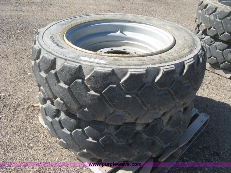 image for item BL9177 (4) Firestone DuraForce MH tires and wheels