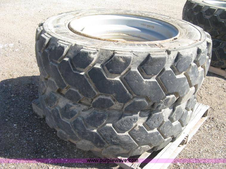 image for item BL9177 (4) Firestone DuraForce MH tires and wheels