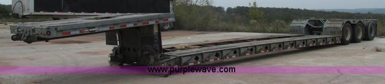 image for item BS9953 1991 Pratt DD/442T lowboy equipment trailer