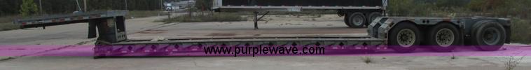 image for item BS9953 1991 Pratt DD/442T lowboy equipment trailer