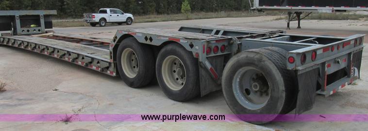 image for item BS9953 1991 Pratt DD/442T lowboy equipment trailer