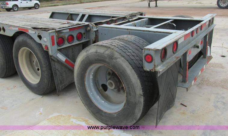 image for item BS9953 1991 Pratt DD/442T lowboy equipment trailer