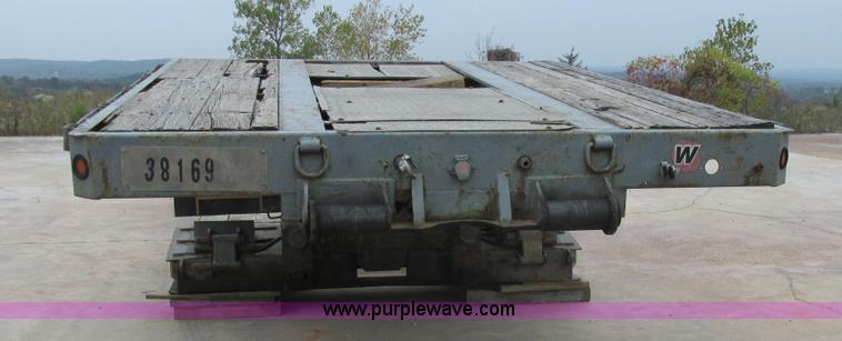 image for item BS9953 1991 Pratt DD/442T lowboy equipment trailer