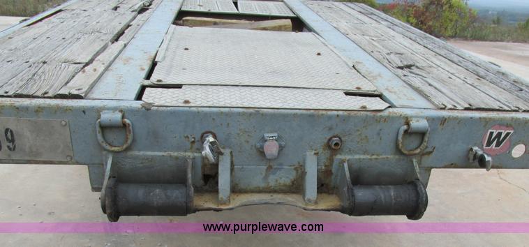 image for item BS9953 1991 Pratt DD/442T lowboy equipment trailer