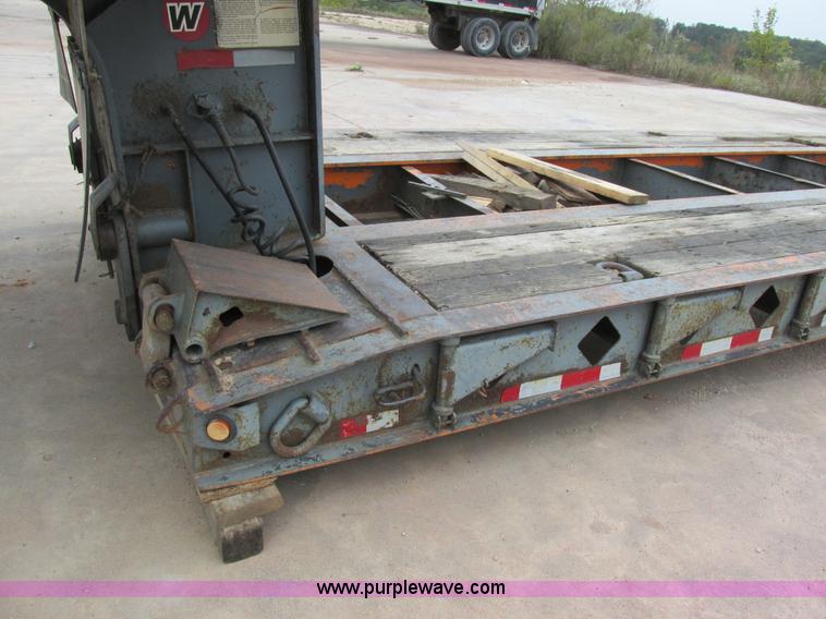 image for item BS9953 1991 Pratt DD/442T lowboy equipment trailer