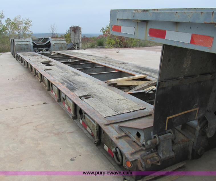 image for item BS9953 1991 Pratt DD/442T lowboy equipment trailer