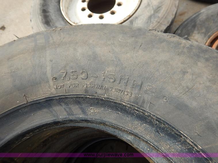 image for item BT9601 (4) 7.50-15 roller tires