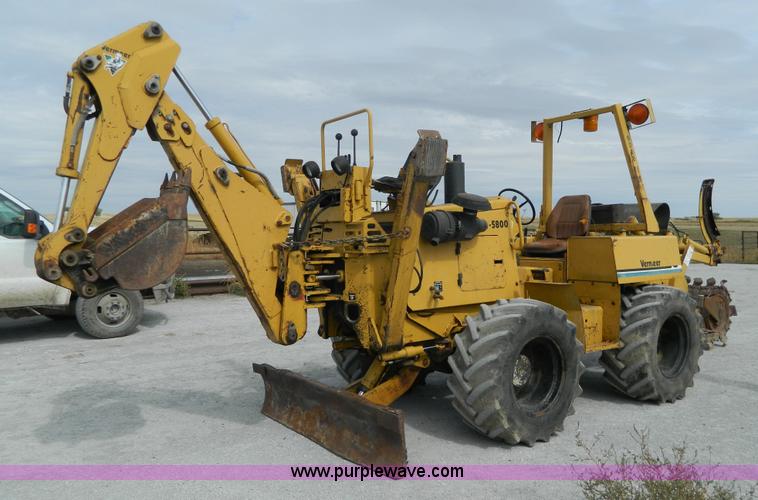 image for item BT9881 1997 Vermeer V5800 trencher