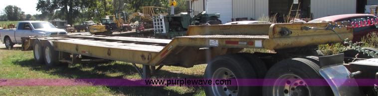 image for item J8715 1965 shop built drop deck trailer