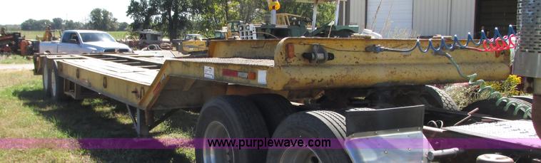 image for item J8715 1965 shop built drop deck trailer