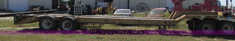 image for item J8715 1965 shop built drop deck trailer