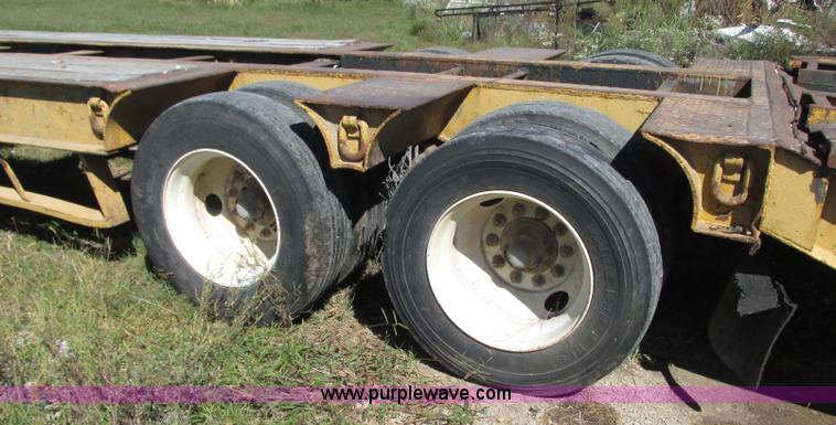 image for item J8715 1965 shop built drop deck trailer