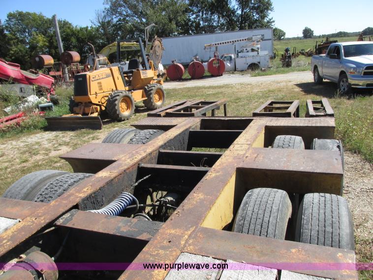 image for item J8715 1965 shop built drop deck trailer