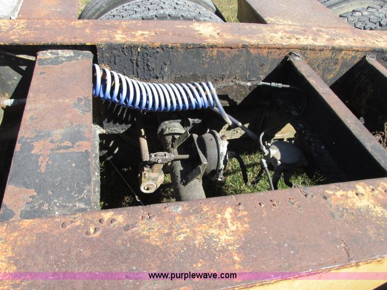 image for item J8715 1965 shop built drop deck trailer