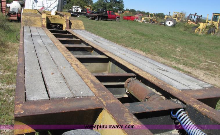 image for item J8715 1965 shop built drop deck trailer