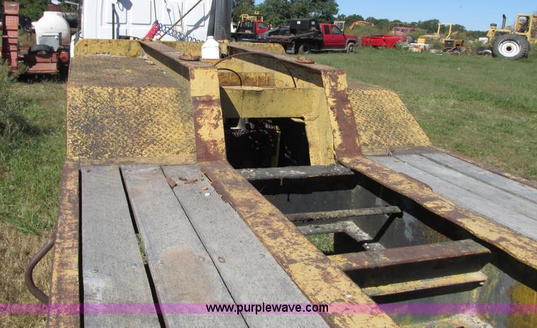 image for item J8715 1965 shop built drop deck trailer