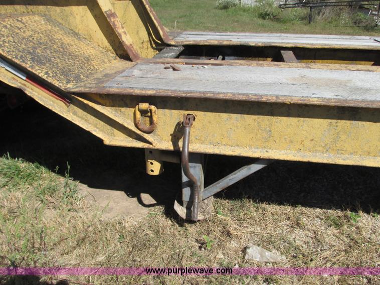 image for item J8715 1965 shop built drop deck trailer