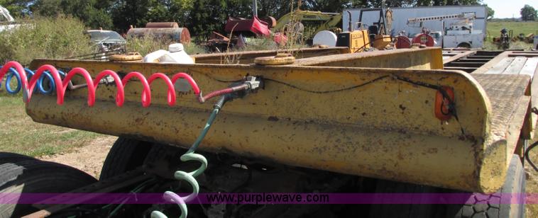 image for item J8715 1965 shop built drop deck trailer